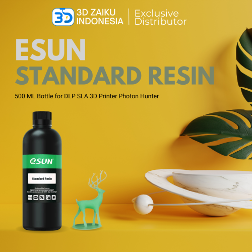 eSUN Standard Resin 500 ML Bottle for DLP MSLA LCD 3D Printer - Stock Terbaru